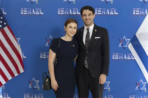 The Israeli Embassy posted a photo of the two victims of the shooting outside the Jewish Capital Museum in Washington, D.C. on the night of May 21, 2025